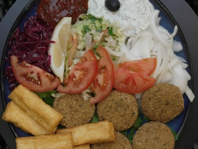 Falafel-Halloumi