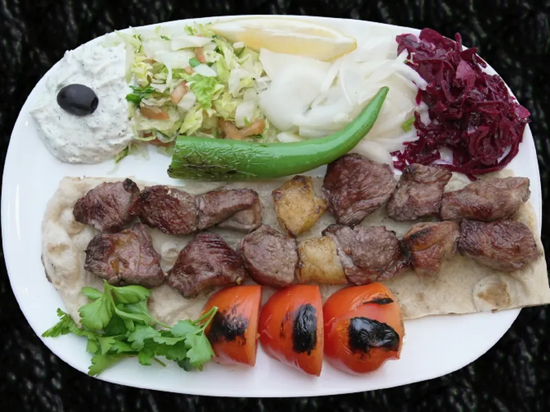 Lammfleisch Teller