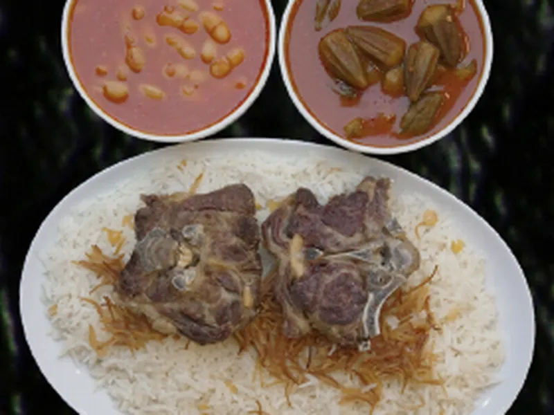 Kosi mit Lammfleisch